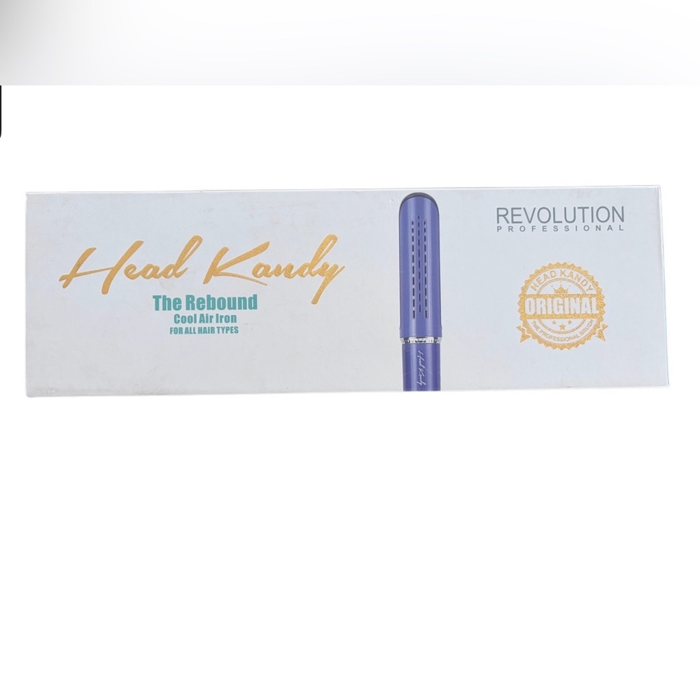 Head Kandy The Rebound Cool Air Iron - Purple NIB